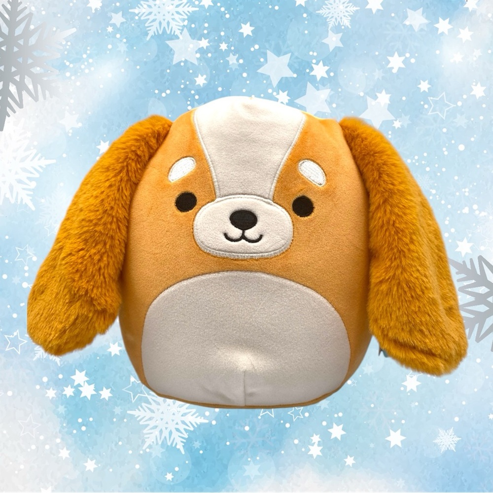 Squishmallows 8inch Ysabel The Brown Cocker Spaniel Golden Retriever Plush Toy